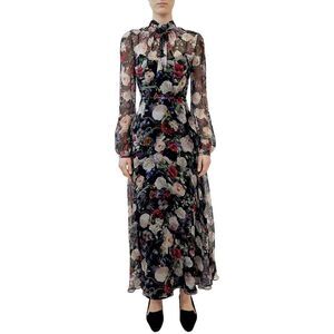 Adam Lippes Womens  Silk Black Lowell Dress